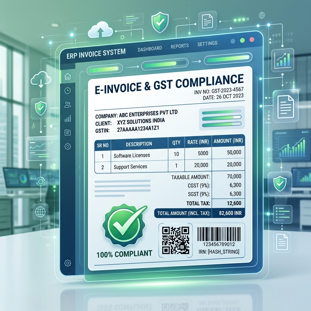 100% GST Compliant E-Invoicing